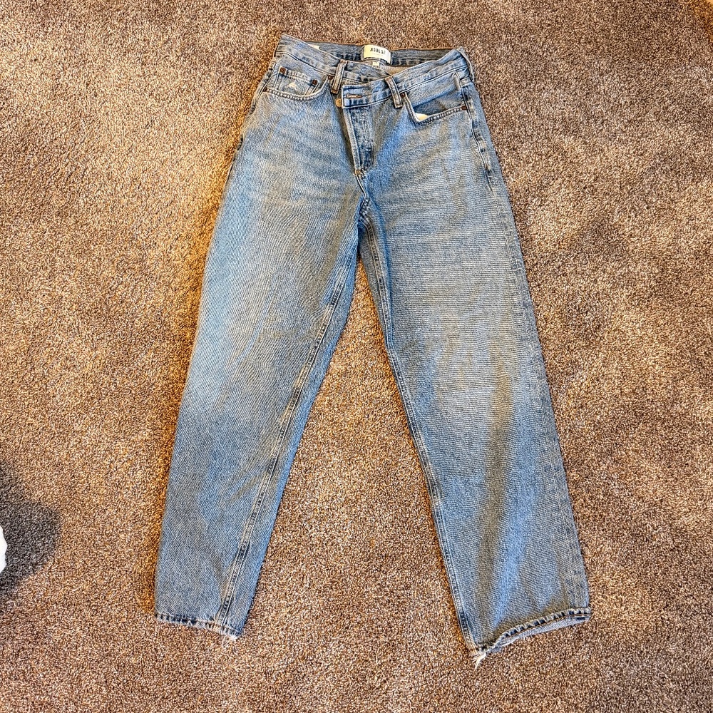 AGOLDE Criss Cross Jeans | Eternal - Picture 2 of 6